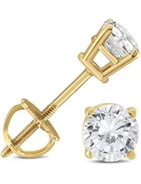 Original McPearl Solitär Diamant Ohrstecker, 1ct. Top Qualität aus der Manufaktur.