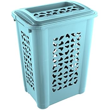 Wäschebox 60 Liter Kunststoff mit Deckel: Amazon.de: Küche & Haushalt