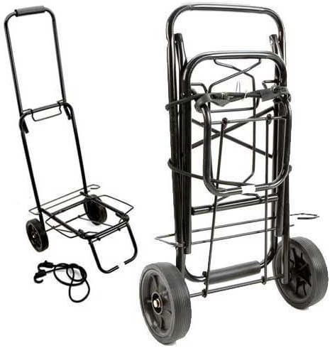 FOLDING COMPACT FISHING TROLLEY SACK TRUCK FOR FESTIVALS CAMPING HOLDS UP TO 35K