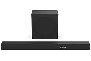 Hisense HS3100 - Barra de Sonido 3.1, 480W, Dolby Audio, DTS Virtual X, Bluetooth 5.3, HDMI ARC/Optical/AUX/USB, 6 Modos de Sonido, Modo TV, EzPlay