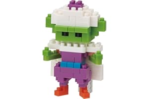 Bandai - Nanoblock - Piccolo - Dragon Ball Z - NBDB003 - Multicolor, Construye al mítico Guerrero namekiano con Este Set de microbloques, Óptimo para Fans de Dragon Ball y coleccionistas de Figuras