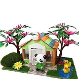 Übung Handfertigkeit, Hand-Auge-Kooperation, Geduld und Dreidimensionale Vorstellungskraft, Miniaturobjekte zur Dekoration.