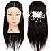 Neverland Beauty 16 Inch 100% Real Human Hair Hairdressing Cosmetology Training Head Mannequin Head Hairdresser Training Head w/Clamp For College and Professional Use #2