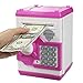 Produktbild Cool mall Neue elektronischem Code Geld Box Mini ATM Electronic Sparen Sie Geld Münze Bank Sparschwein (Blau), Rose