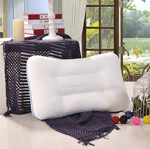 Lavender cassia health magnetic health Pillow buckwheat pillow neck pillow-bedroom living room living room (flowers and pillow) , light blue , 48*74cm
