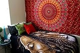Weihnachtsgeschenk, Strand-Tapisserie, Strandtuch, Baumwollteppich, Wandbehang Tapesry, Dorm Tapisserie, Psychedelisch Wandbehang, Mandala-Tapisserie, böhmischer Tapisserie, Tapestry Blatt, Furninture Tuch, Yoga-Matte, Yoga-Tapisserie, Indian Bedspread, Strandlaken, Tapestry Queen-Size, king-size-Tapisserie, Raum-Dekor, Wand Art Doppel Bedspread, - 4