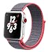 Produktbild Naomo Kompatibel Mit Für Apple Watch Series 3/2 /1 Armband,Nylon Strick Replacement Uhrenarmband Sportarmband band Ersatzband (38mm,Elektrisches Rosa)