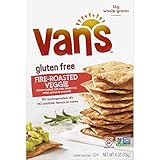  Van\'s Natural Foods - Las galletas cocidas al horno Gluten-Libres Fuego-Asaron Veggie - 4 oz.