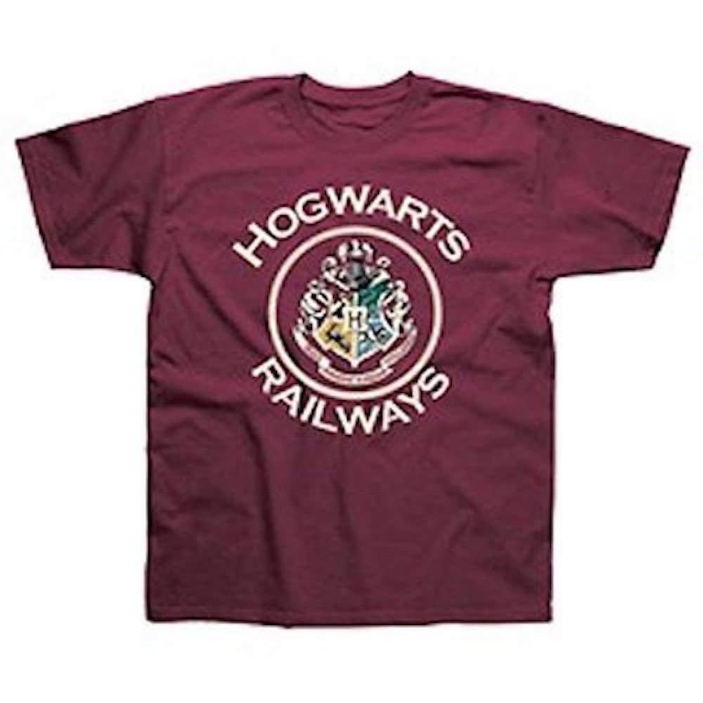 Harry-Potter-Hogwarts-Railways-Logo-Offizielles-Herren-T-Shirt
