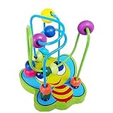 Material: Madera FAMILIZO Niños Bebé Colorido De Madera Mini Alrededor De Active Beads Juguete De Juego Educativo