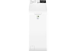 Electrolux 600 Lavatrice a Carica Dall'alto, 7 kg, EW6T437A, Classe A, Tecnologia SensiCare, Display LCD con Touch Control, Giri 1251, 600x400x890 mm, Bianco