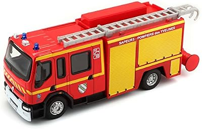 Maisto Bburago-Maisto - 32002 - Camion de pompiers Renault Premium - Echelle 1/55 - Rouge