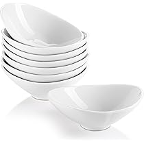 Cosy&Trendy Lot De 6 Assiettes Rectangulaire En Porcelaine 24 X 12 Cm