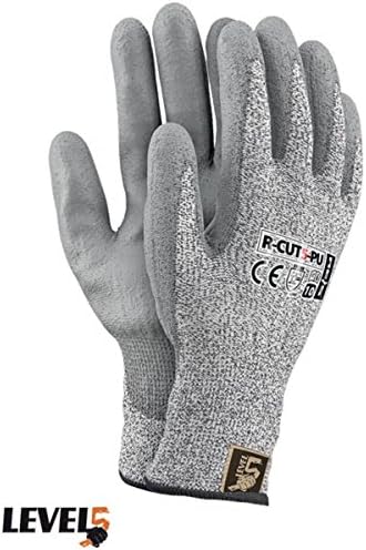 12 Pair of Work Gloves Gloves Mounting Gloves Protective HDPE Yarn Polyurethane-Coated Gloves Size 9