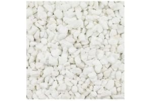 CHAS LONG & SONS Chas Long and Sons Polar White Marble Chippings 25 Kilo Bag