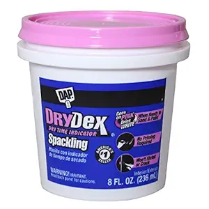 Dap 12328 DryDex Spackling Interior/Exterior, 1/2-Pint