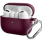 Coverzone For AirPods Pro 2 ile uyumlu Kılıf Silikon Tam Koruma Kancalı Anahtarlık Comely For Apple Airpods Pro 2 ile Uyumlu 