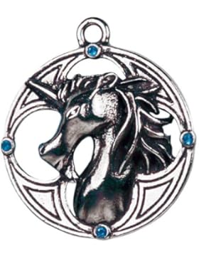 Plantaganet Einhorn Anhänger Amulett Talisman Schmuck mit Halskette - Schutz und Wohlstand