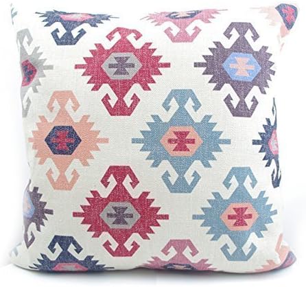 Cotton Linen Kilim Anatolia Turkish Style Digital Print Cushion Cover Pillow Case