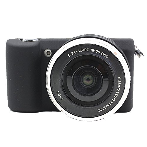 Professional Easy Cover Camera Protective Camera Silicone Protective Case，For Sony A5000/A5100 Camera - Black
