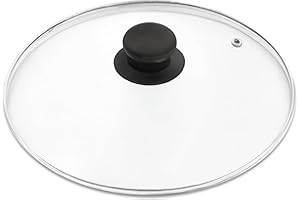 YSAMAX Transparent Glass Lid Cover, Kitchen, Glass Saucepan Lids, Saucepan Lids, Pan Lid, Frying Pan, Cover, Cookware Lid