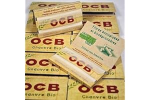 Lot de 50 cahiers de 100 feuilles de Papier a rouler OCB - Chanvre Bio
