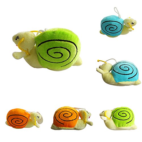 Preisvergleich Produktbild NAttnJf Nette Schnecken-Form-wechselwirkender Plüsch-Hundekauen-Quietschenklanghau... Zufällige Farbe