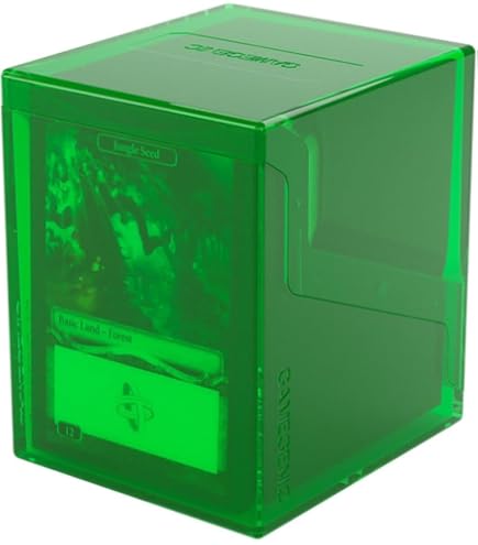 Boîte à Deck Gamegenic Bastion 100+ XL Noir – Protection Pour Plus De 100 Cartes Double-pochette, Fermeture Un Clic Et Compartiment Pour Défausse