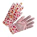 Produktbild 3 Paar Arbeitshandschuhe Gartenhandschuhe Gr.9 Blumenmotiv Damen