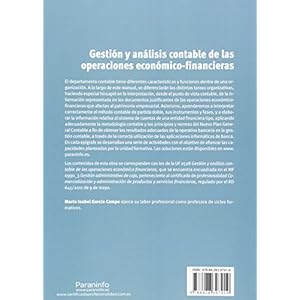 Gestión y análisis contable de las operaciones económico-financieras (Cp - Certificado Profesionalidad)