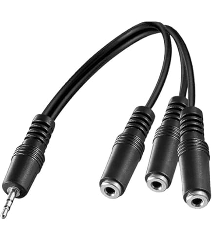 Ewent - Répartiteur Audio - Mini Jack Stéréo Mâle Pour Mini Jack Stéréo