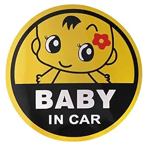 ZATOOTO Baby On Board Sticker Car - Reflective Safety Sign Waterproof Sticker for Car, Truck, Vehicle, Window or Bumper