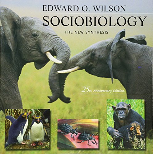 Sociobiology – The New Synthesis 25th Anniversary Edition (Paper)2e: The New Synthesis, Twenty-Fifth Anniversary Edition