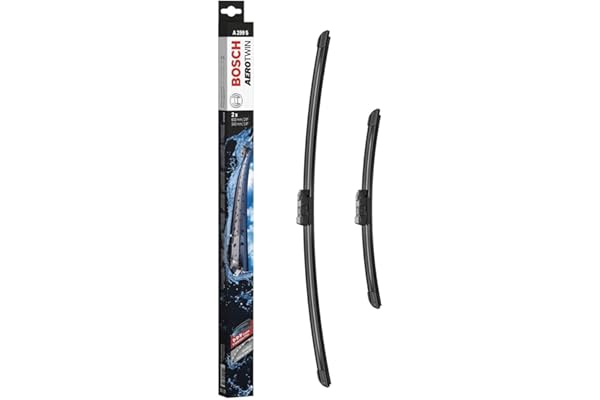 Bosch Aerotwin A299S Limpiaparabrisas Frontal - Set de Escobillas de Recambio para una Mayor Seguridad en la Conducción, con Adaptador Premontado, 60cm/34cm