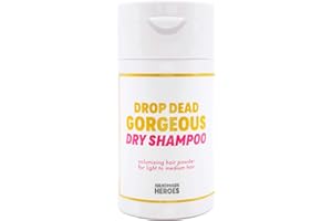 HANDMADE HEROES Champú seco de vegano natural – para cabello ligero, volumétrico y mate gota muerta precioso champú seco