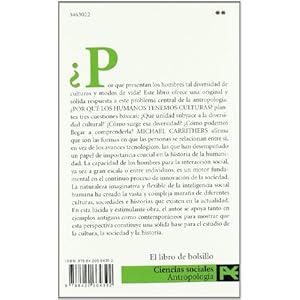 ¿Por qué los humanos tenemos culturas? : una aproximación a la antropología y la diversidad social (El Libro De Bolsillo - Ciencias Sociales)