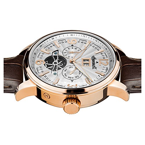 Ingersoll Mens Analogue Classic Automatic Watch with Leather Strap I00303