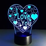 luminaria de mesa led articulada ★ La luz nocturna visual y creativa en 3D es una innovadora atmósfera artística, placa de guía de luz acrílica óptica, grabada con varios gráficos 2D, con efectos visuales 3D. Luces exclusivas con efectos de iluminación impresionantes luces de decoración del hogar que hacen que su espacio sea más interesante