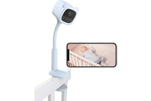EZVIZ Bezprzewodowa, inteligentna elektroniczna niania wideo dla dzieci z akumulatorem 2000 mAh, wykrywanie krzyku i ruchu, odtwarzanie uspokajającej muzyki i widoczność w nocy bez światła, BM1-BE
