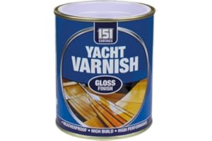 JKG Yacht Varnish Gloss Finish Paint 300ml – Clear High Shine Marine Wood Sealer for Boats, Decking - Interior &Exterior Protective Wood Stain | Durable Weatherproof Varnish | Quick Drying, UV Protection