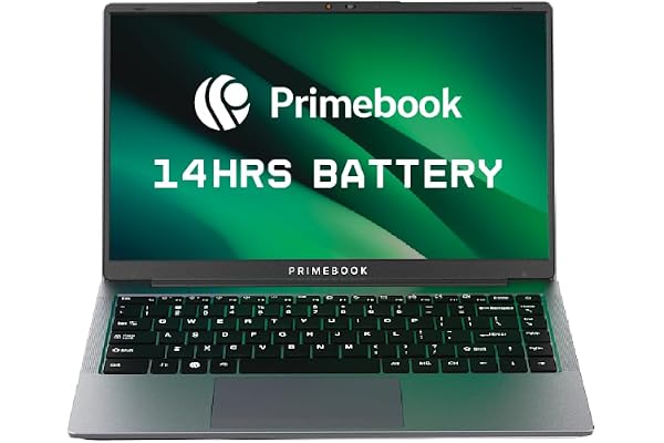 Primebook 2 Pro (2026) | 8GB RAM, 128GB UFS Storage | 14.1-Inch FHD IPS Display | 14 Hours Battery | MediaTek Helio G99 | And