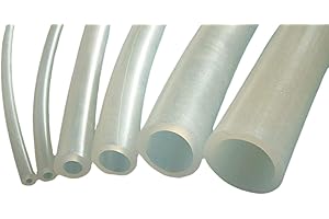 SIKOS Hochwertiger flexibler Silikonschlauch in Lebensmittelqualität - 6x8mm, Meterware