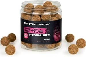 Sticky Baits The Krill Active Pop Ups 16mm 100g Pot