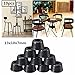 Produktbild Doradus 10pcs 13x10x7mm Chair Leg Table Crutch Feet Hocker Möbelfüße Gummi Schutz