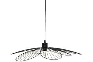 ATMOSPHERA CREATEUR D'INTERIEUR Atmosphera - Suspension Fleur - métal - noir - D57 cm
