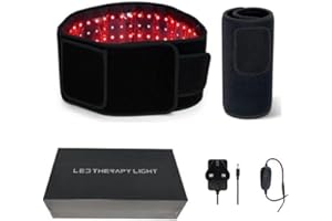 ROEDAX-HAO Red Belt, 660nm and 850nm Infrared Light with Timer Setting, Red Light Therapy Lamp for Legs, Back, Waist, Shoulders, Neck, Portable Wrap Belt (31.5*8inch)