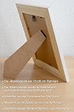 Echtholz Vintage Bilderrahmen „Toskana“ im rustikalen Shabby-Chic Look (weiss / braun), traditioneller Holz-Rahmen im Landhaus-Stil – natürlich schön! (24×30 cm) - 5