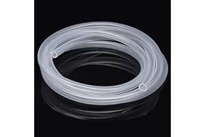 SLTAXAR Silikonschlauch 8mm Innendurchmesser Lebensmitteltaugliche Schläuche 4 Meter Länge Weicher Silikonschlauch Hitzebeständige Silikonschläuche Flexibler Silikon Schläuche für Pumpenübertragung