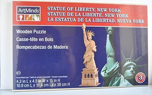 Art Mind Wooden Puzzle - Statue of Liberty, New York, NY