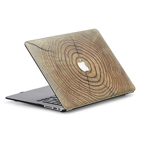 AQYLQ MacBook Air 13 zoll H  lle Schutzh  lle Case Cover MacBook Air 13 3 H  lle  A1369   A1466  Holz Textur Muster Design 3 MW-15N 